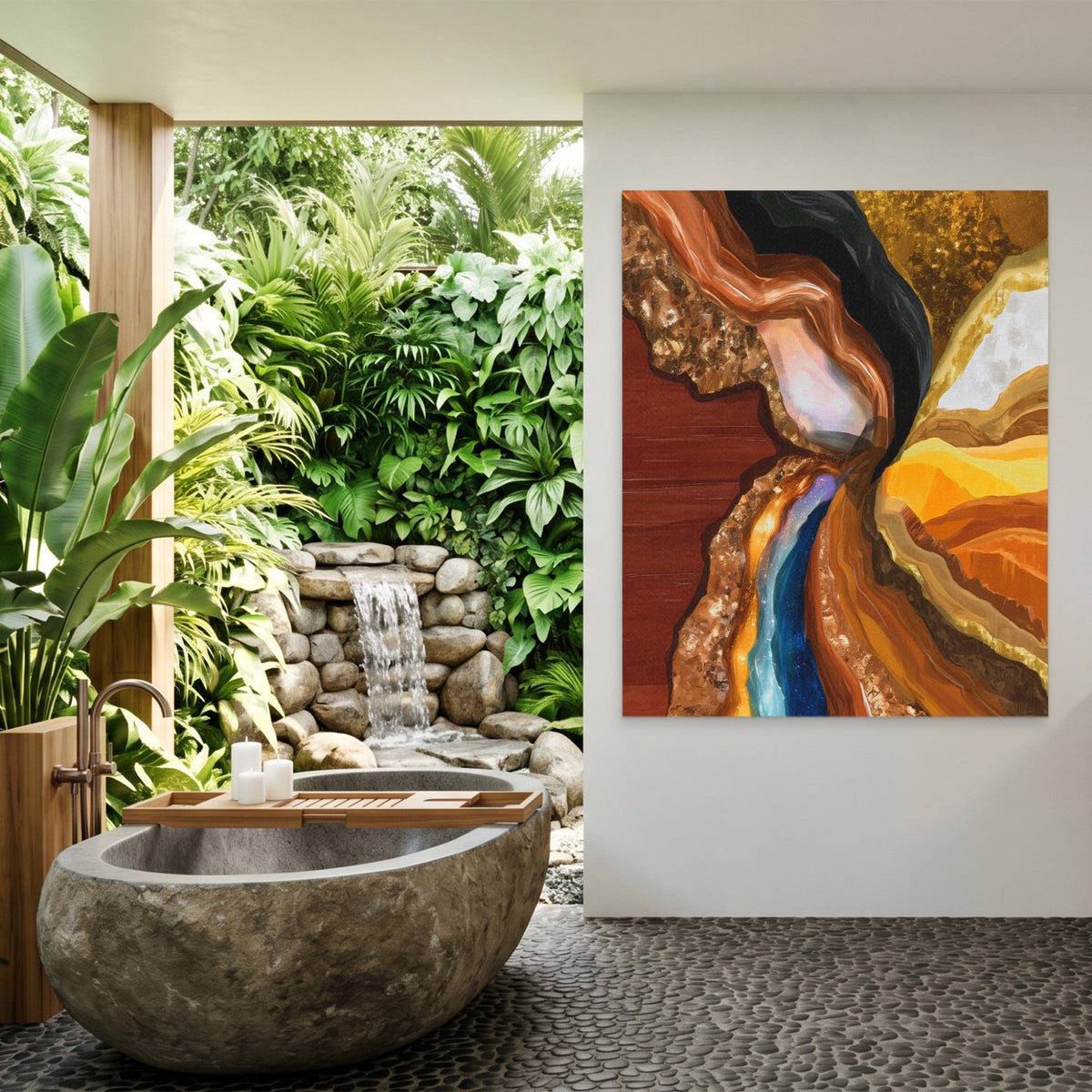 Earth Layers Reverie - Luxury Wall Art