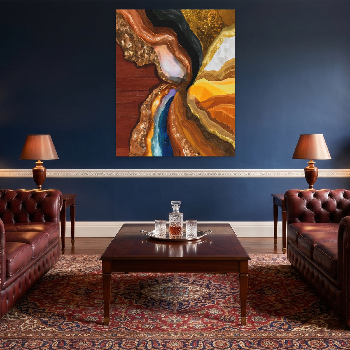 Earth Layers Reverie - Luxury Wall Art
