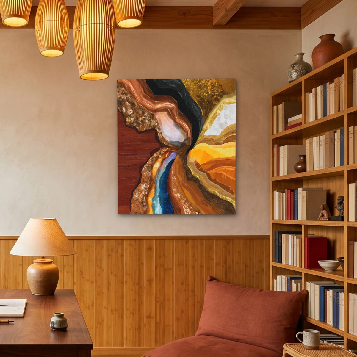 Earth Layers Reverie - Luxury Wall Art