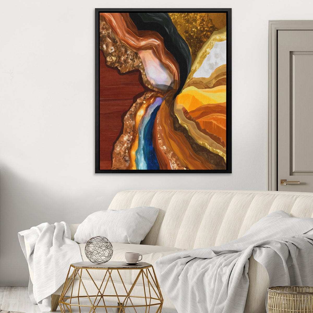 Earth Layers Reverie - Luxury Wall Art