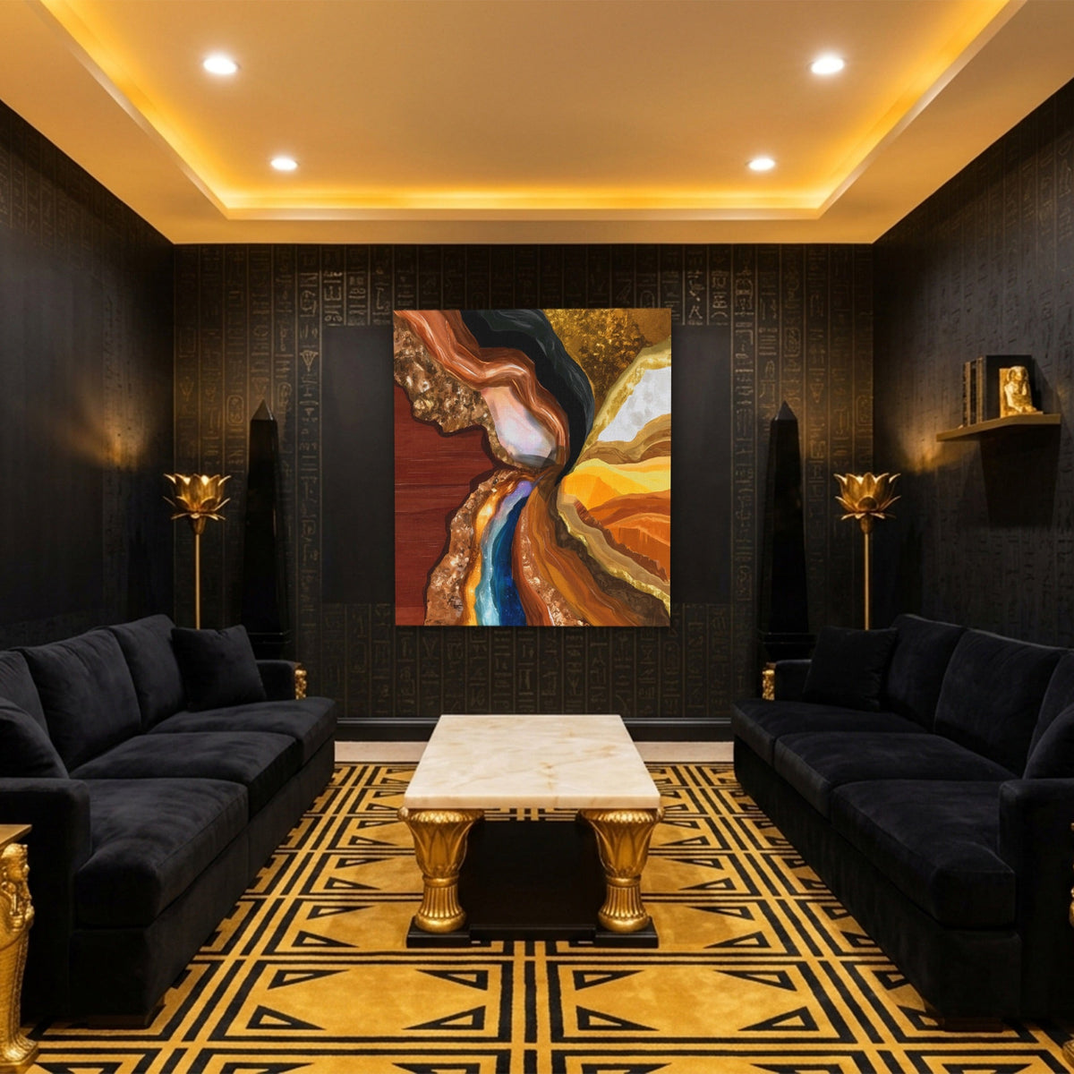Earth Layers Reverie - Luxury Wall Art