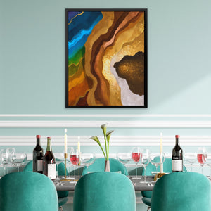 Earth Strata Abstract - Luxury Wall Art