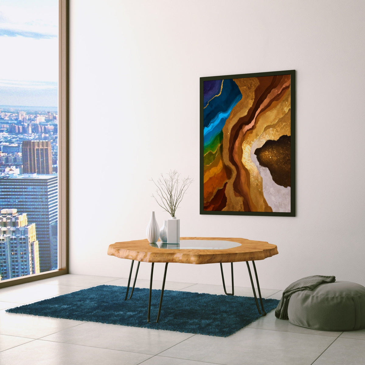 Earth Strata Abstract - Luxury Wall Art
