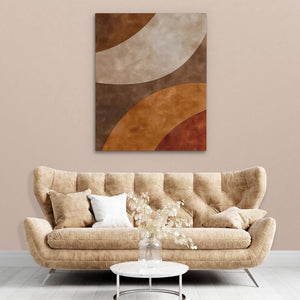 Earth Tone Shapes - Luxury Wall Art