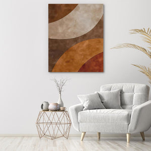 Earth Tone Shapes - Luxury Wall Art