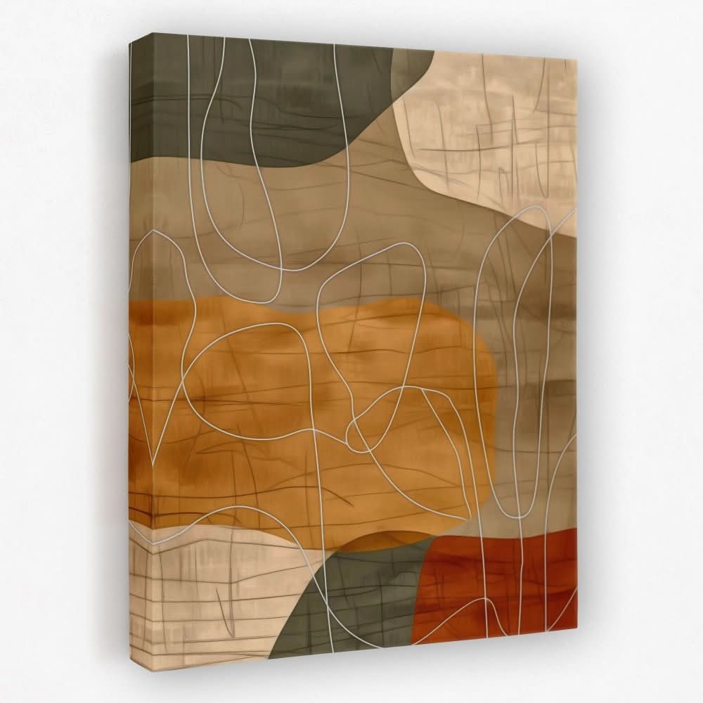 Earthly Tones - Calm Canvas Wall Art