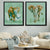 Earthy Tones Elephant Pair - Luxury Wall Art