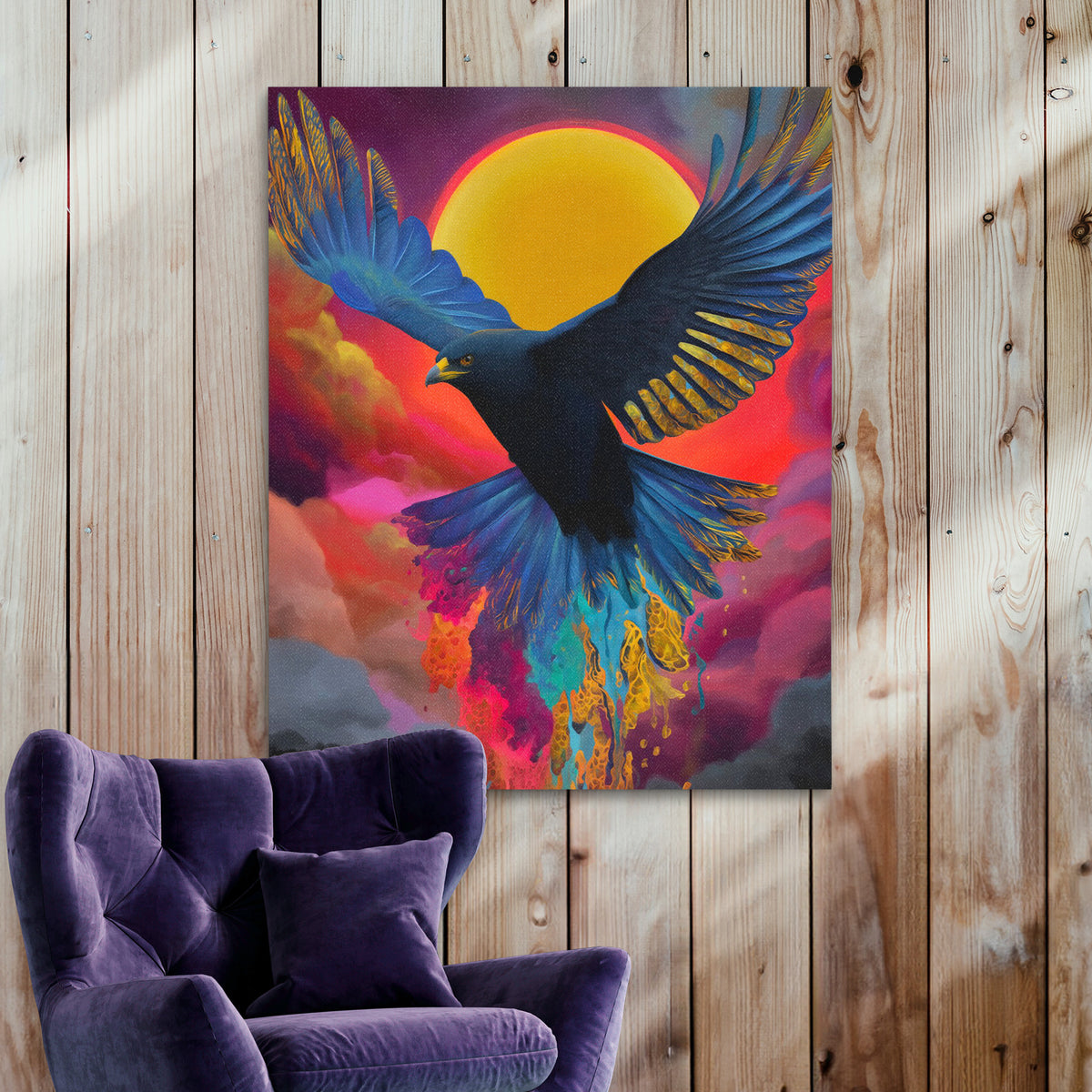 Eclipse Wing Ascendant - Luxury Wall Art