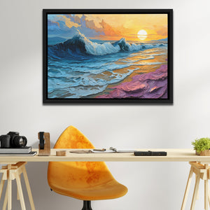 Eclipsing Sun Seascape - Luxury Wall Art