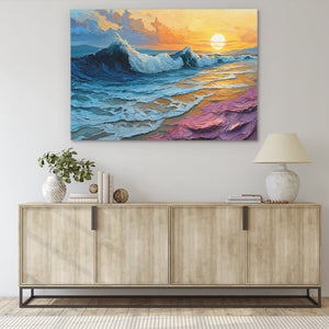 Eclipsing Sun Seascape - Luxury Wall Art