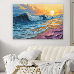 Eclipsing Sun Seascape - Luxury Wall Art