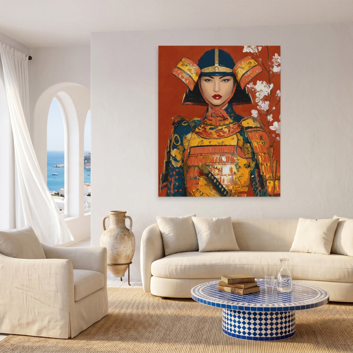 Edo Warrior Gold - Luxury Wall Art