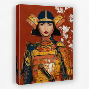 Edo Warrior Gold - Luxury Wall Art