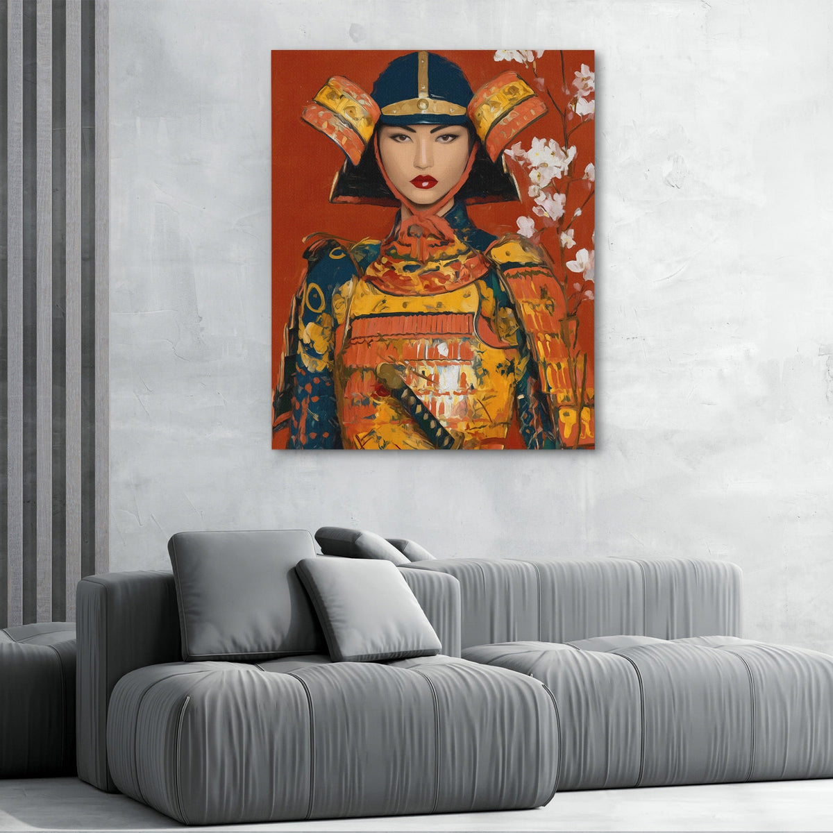Edo Warrior Gold - Luxury Wall Art