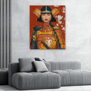 Edo Warrior Gold - Luxury Wall Art