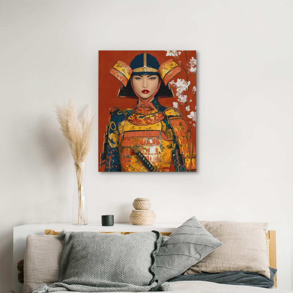Edo Warrior Gold - Luxury Wall Art