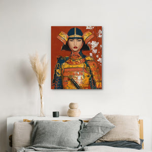 Edo Warrior Gold - Luxury Wall Art