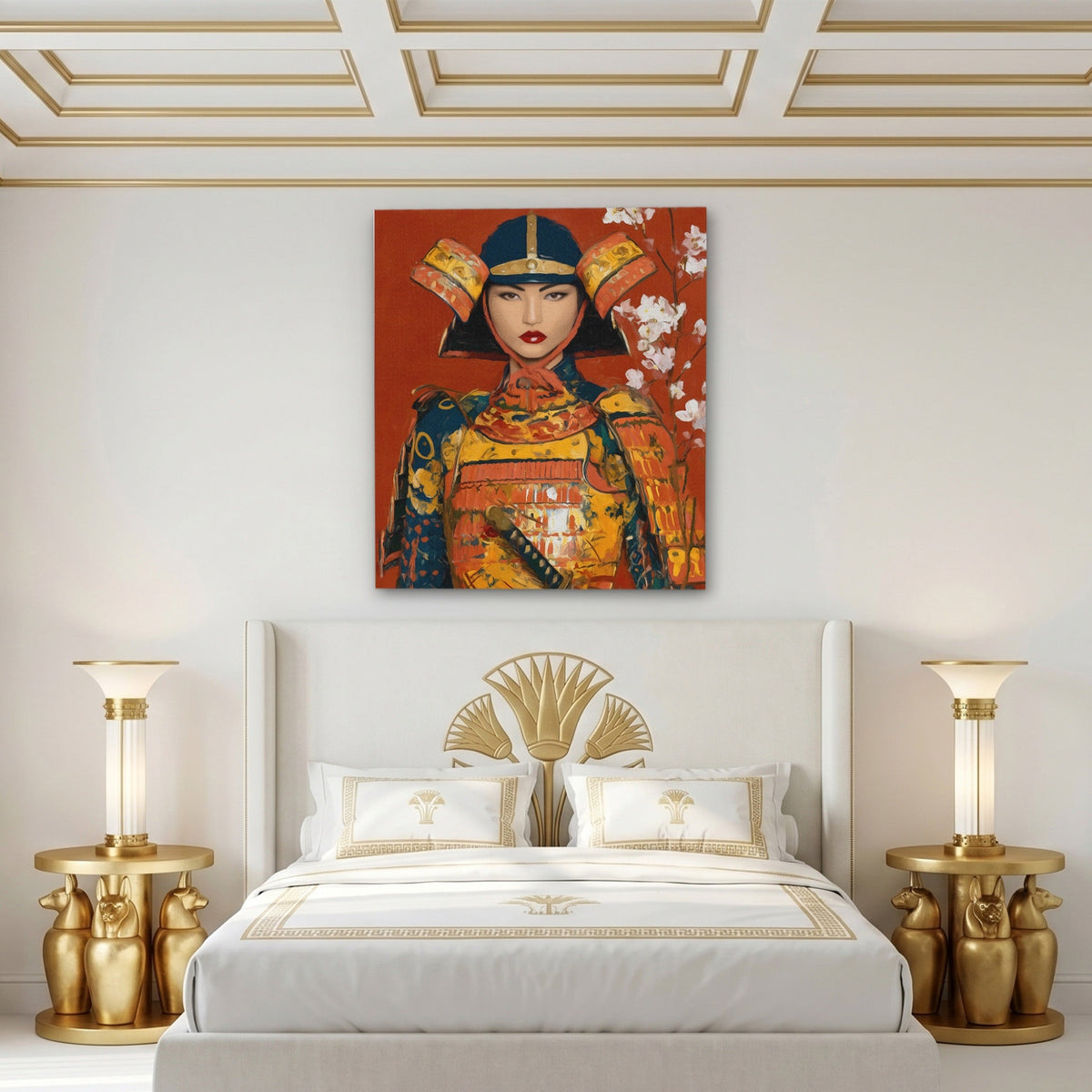 Edo Warrior Gold - Luxury Wall Art