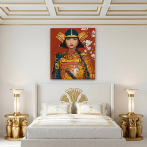 Edo Warrior Gold - Luxury Wall Art