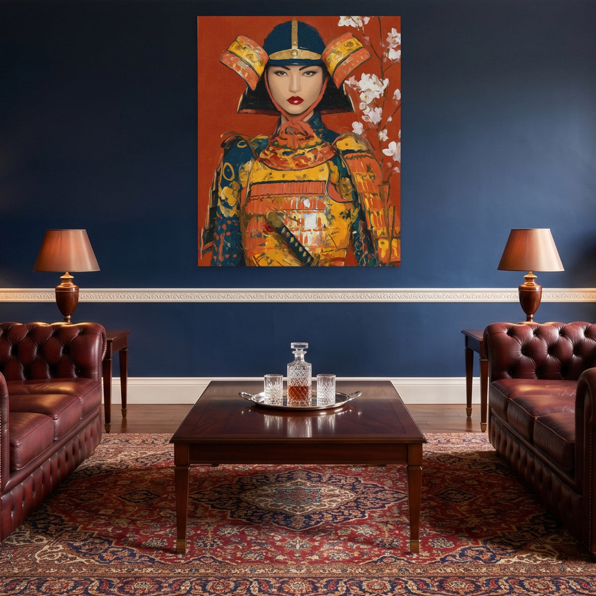 Edo Warrior Gold - Luxury Wall Art