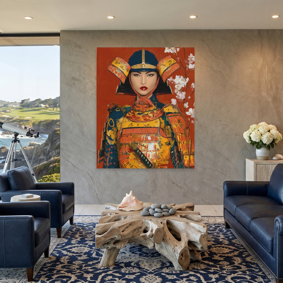 Edo Warrior Gold - Luxury Wall Art