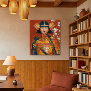 Edo Warrior Gold - Luxury Wall Art
