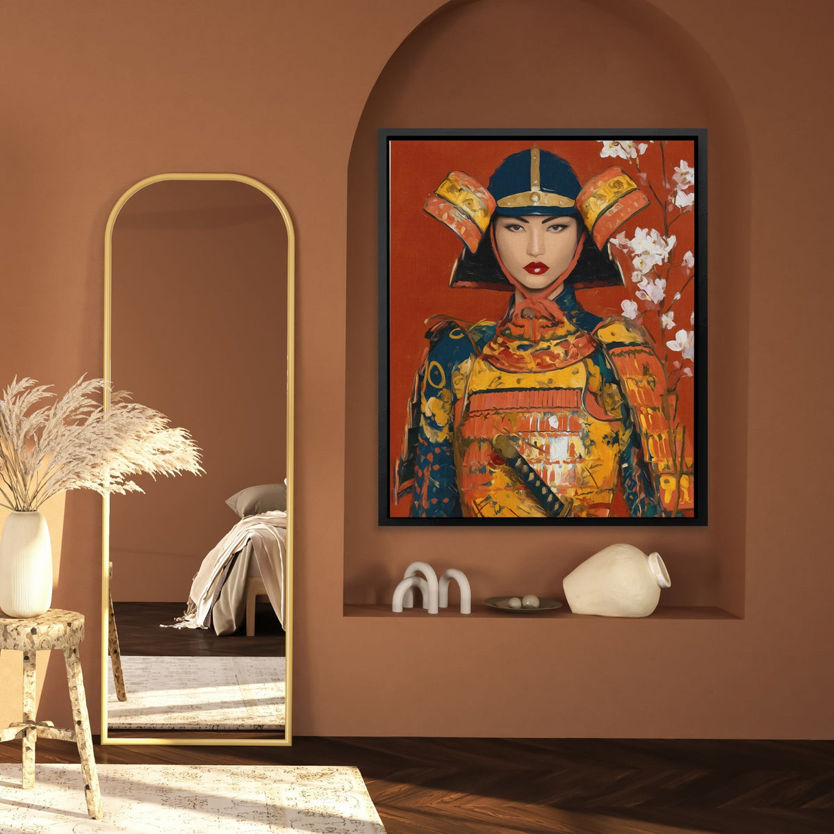 Edo Warrior Gold - Luxury Wall Art
