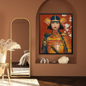 Edo Warrior Gold - Luxury Wall Art