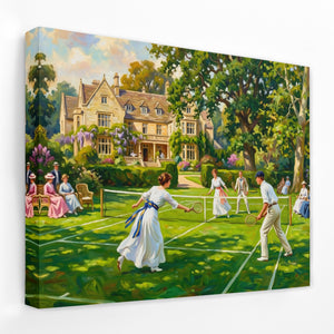Edwardian Summer Tennis — Edwardian Summer Tennis Landscape   Side View   Mirror Wrap 67