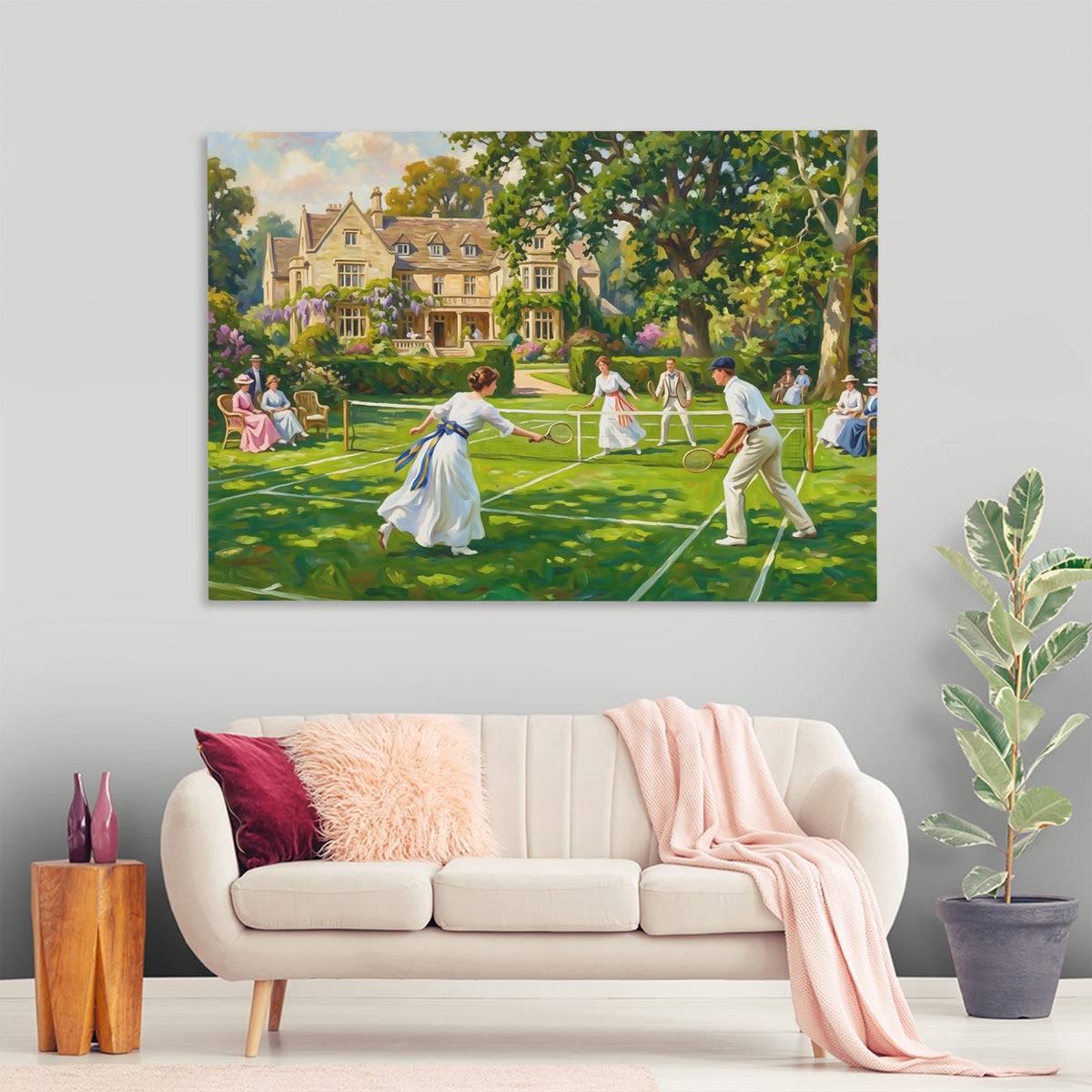 Edwardian Summer Tennis — Edwardian Summer Tennis New   Land Nice Living Room 99