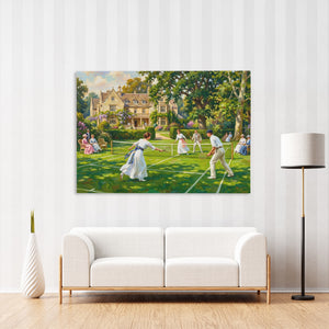 Edwardian Summer Tennis — Edwardian Summer Tennis New   Striped Wall Luxe 115