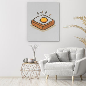 Egg and Toast - Luxury Wall Art