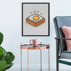 Egg and Toast - Luxury Wall Art