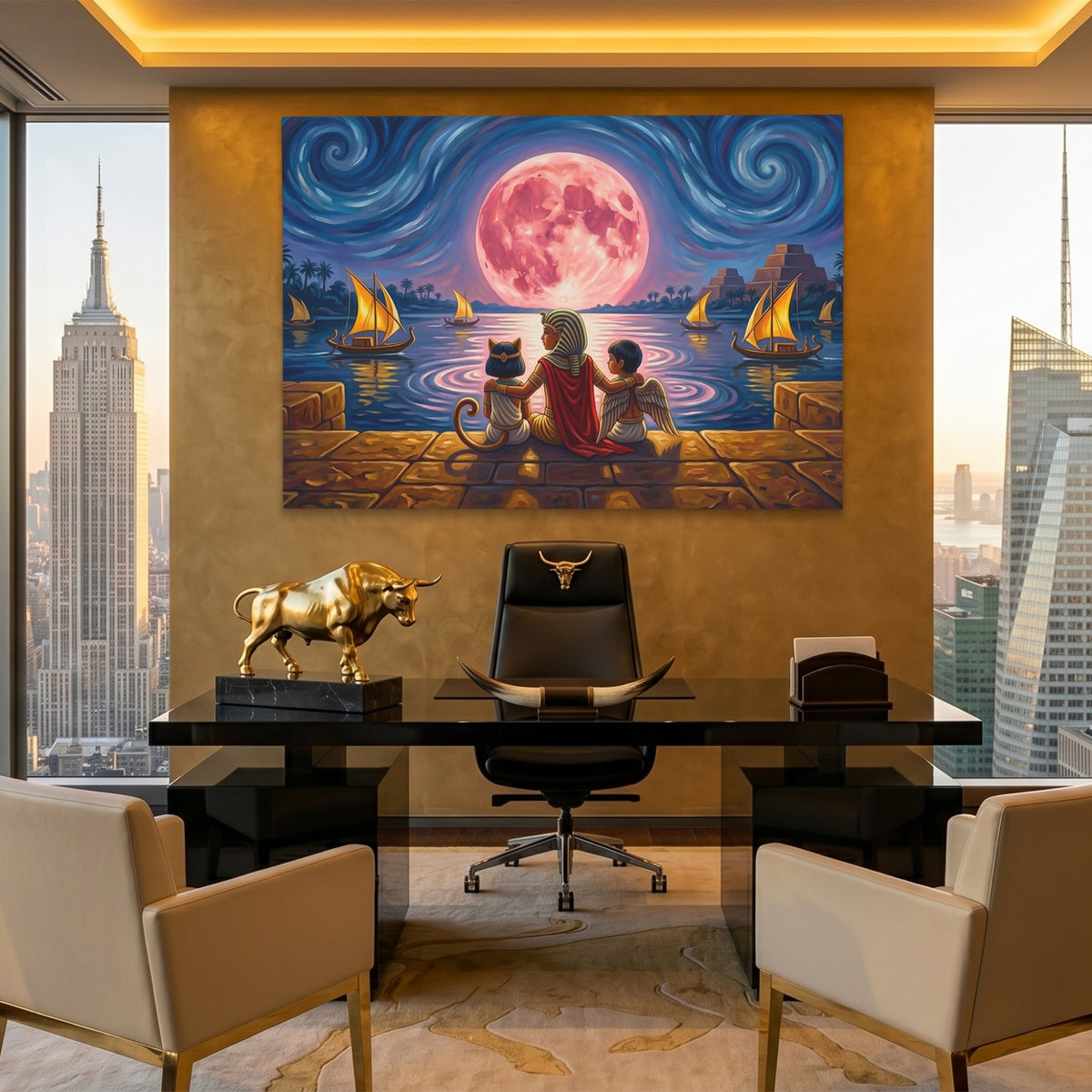 Egypt Midnight Moon — Egypt Midnight Moon Pent Bull Land 148