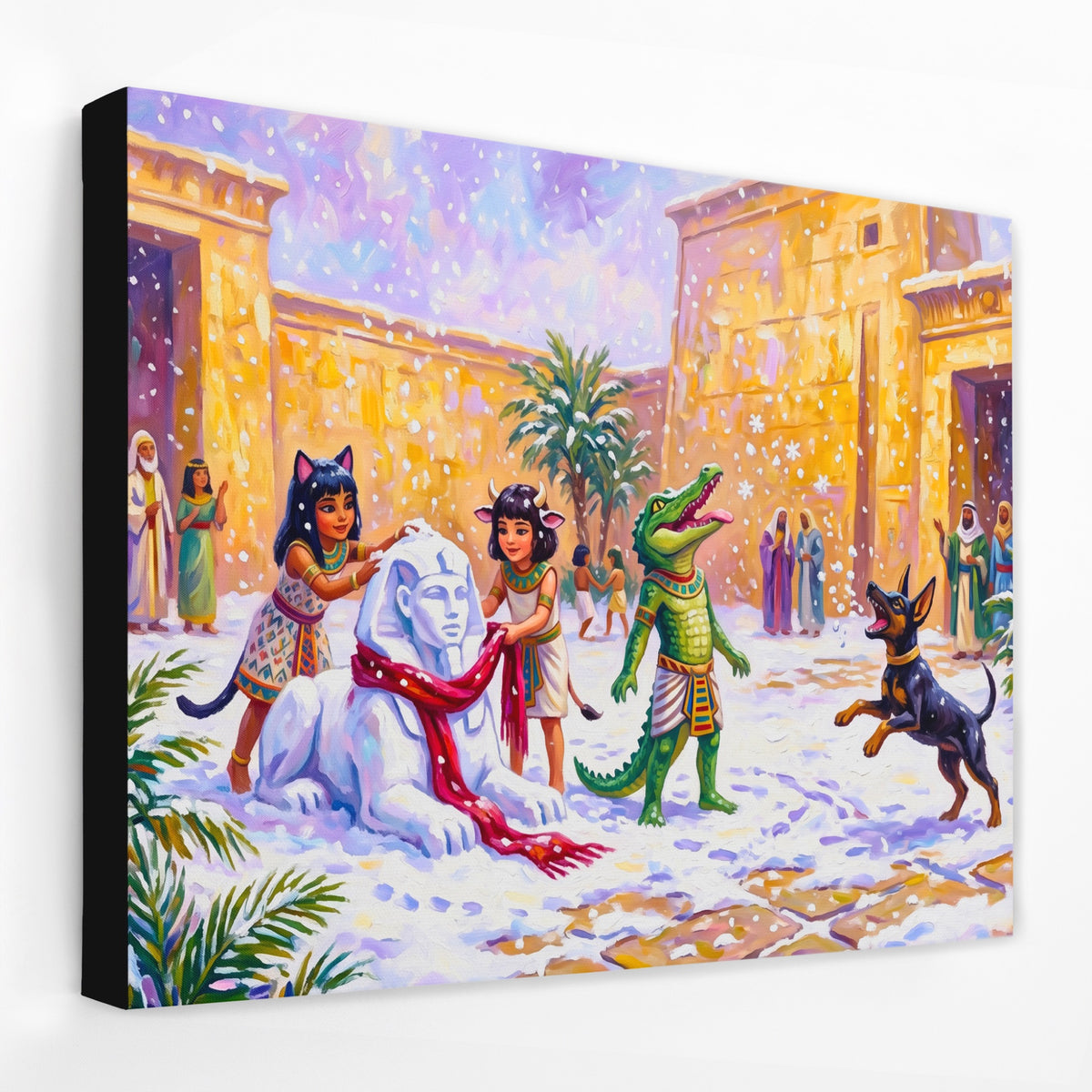 Egypt Winter Carnival — Egypt Winter Carnival Landscape   Side View   Black Wrap 53