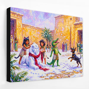Egypt Winter Carnival — Egypt Winter Carnival Landscape   Side View   Black Wrap 53