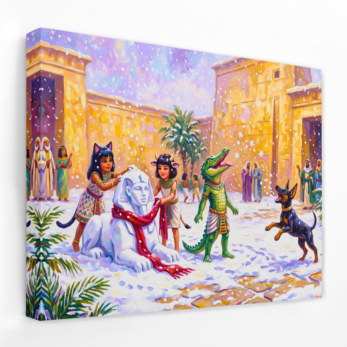 Egypt Winter Carnival — Egypt Winter Carnival Landscape   Side View   Mirror Wrap 69