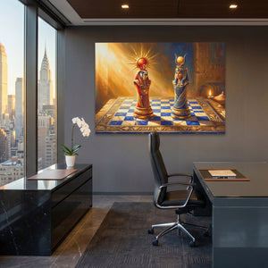 Egyptian Chess Royalty — Egyptian Chess Royalty Office View Land 210