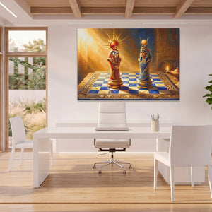 Egyptian Chess Royalty — Egyptian Chess Royalty Beach House Office Land 34