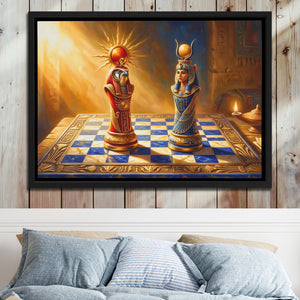 Egyptian Chess Royalty — Egyptian Chess Royalty Bed 2 Wood Panel 50