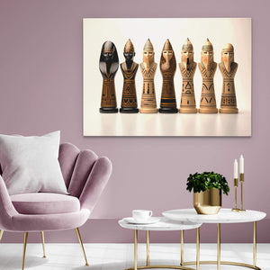 Egyptian Chess Set - Luxury Wall Art