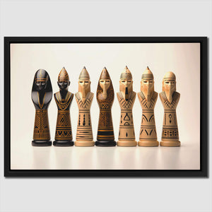 Egyptian Chess Set - Luxury Wall Art