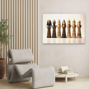 Egyptian Chess Set - Luxury Wall Art