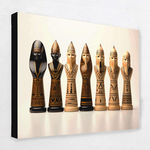 Egyptian Chess Set - Luxury Wall Art