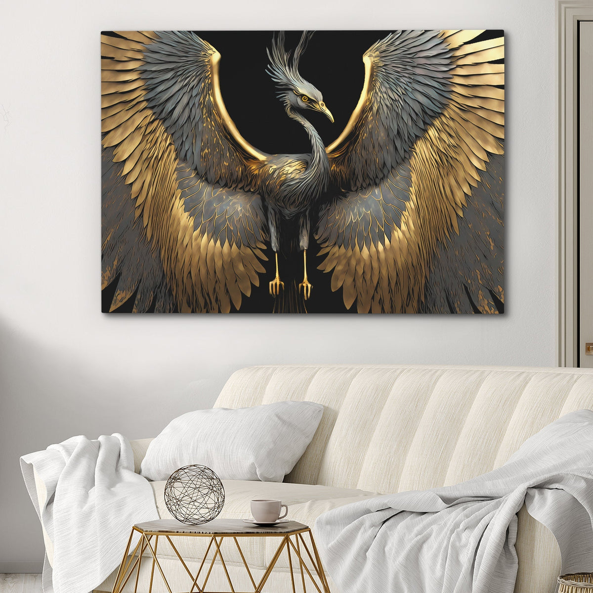Egyptian Crane - Luxury Wall Art