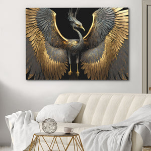 Egyptian Crane - Luxury Wall Art