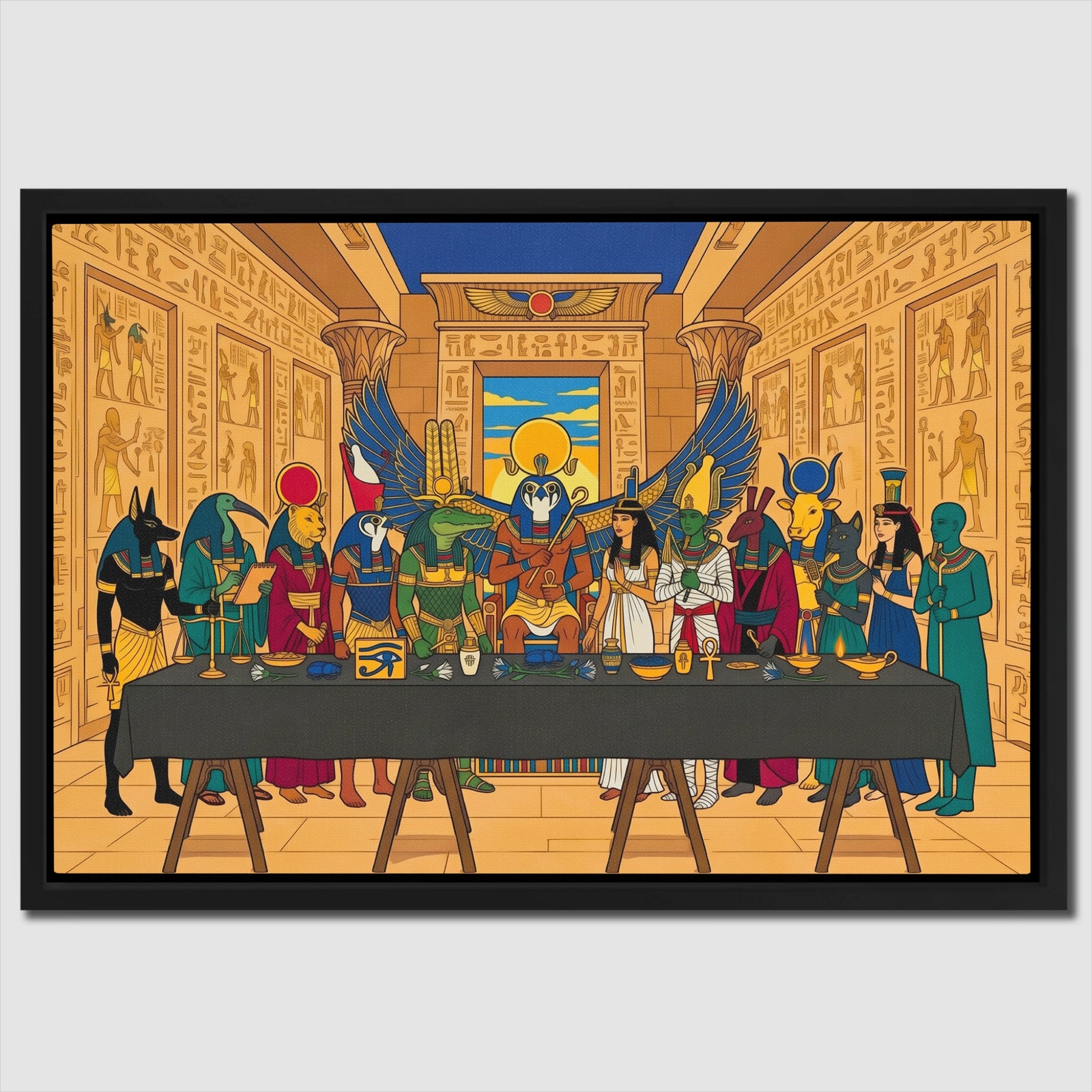 Egyptian Gods Banquet — Egyptian Gods Banquet Close Up Landscape 7