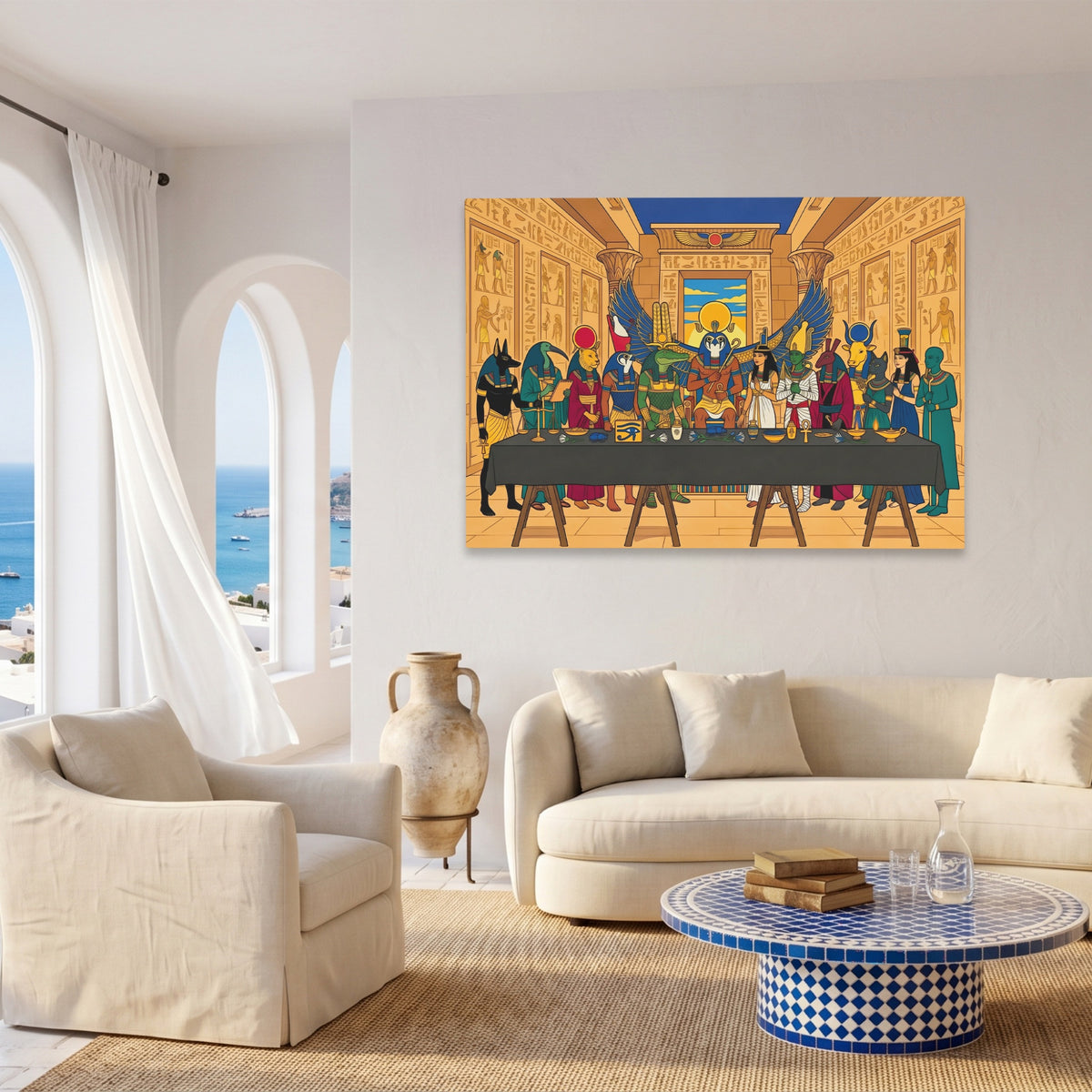 Egyptian Gods Banquet — Egyptian Gods Banquet Coast Living Room Land 23