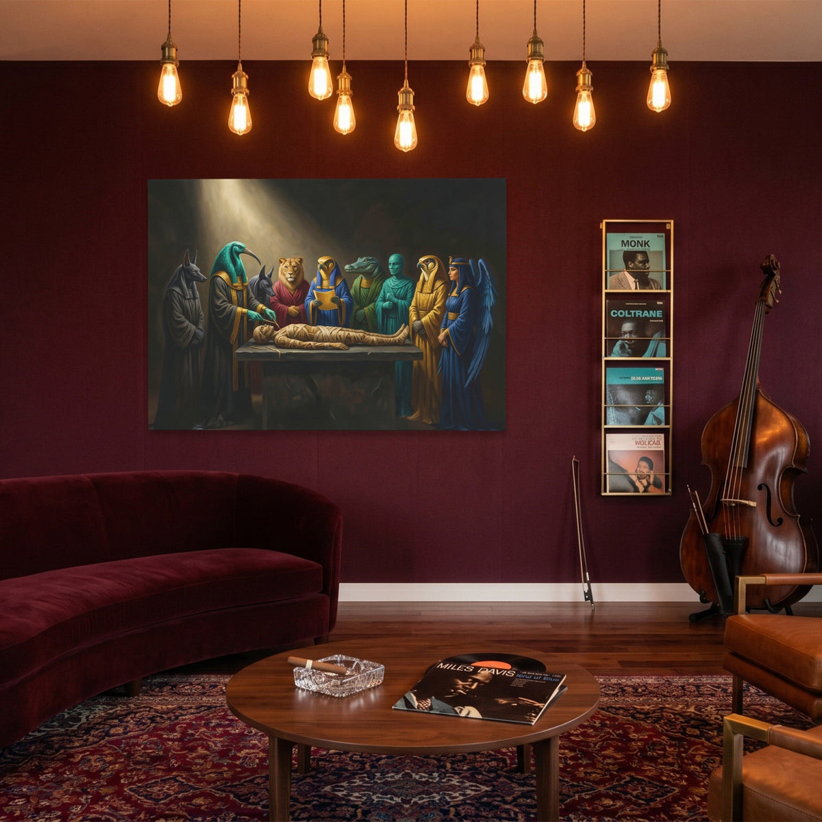 Egyptian Gods Mummification - Luxury Wall Art