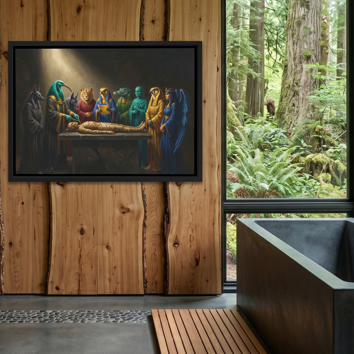 Egyptian Gods Mummification - Luxury Wall Art